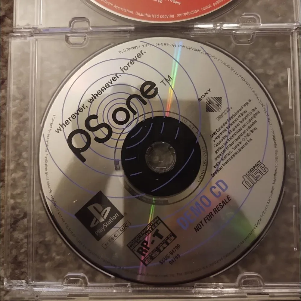 PS One Slim Console With Five Games, PRE-OWNED